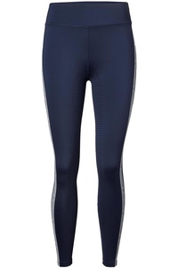 Mountain Horse Womens Active Stripe Tech Tights 053210 - Navy